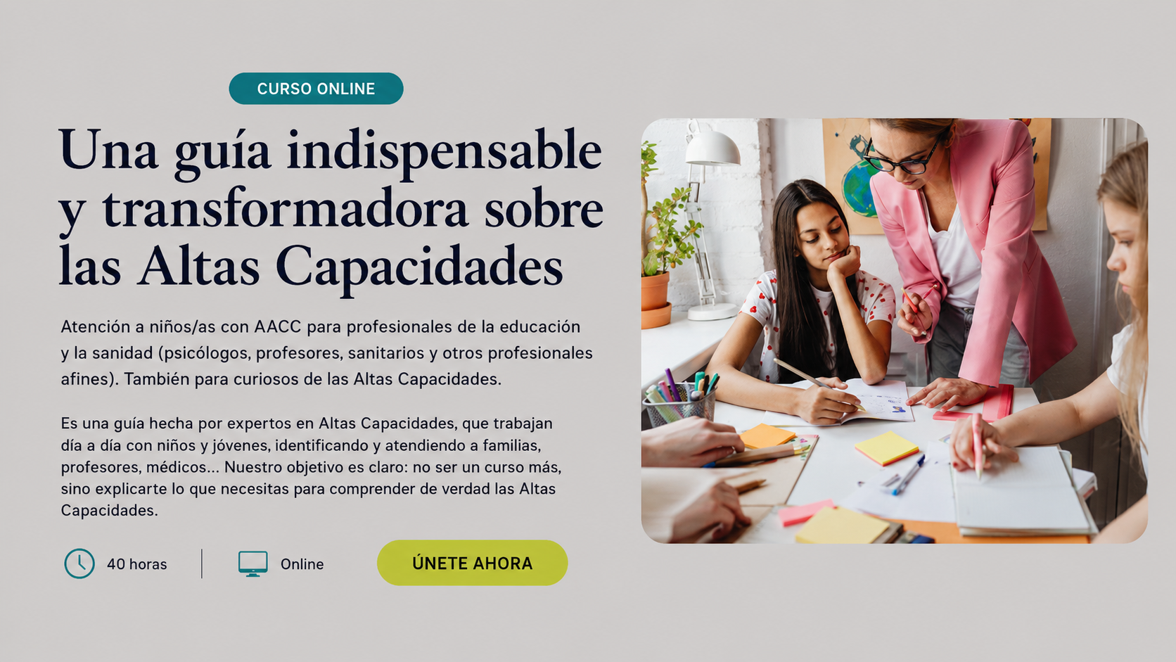 Creatividad de la Guía para entender de verdad las Altas Capacidades