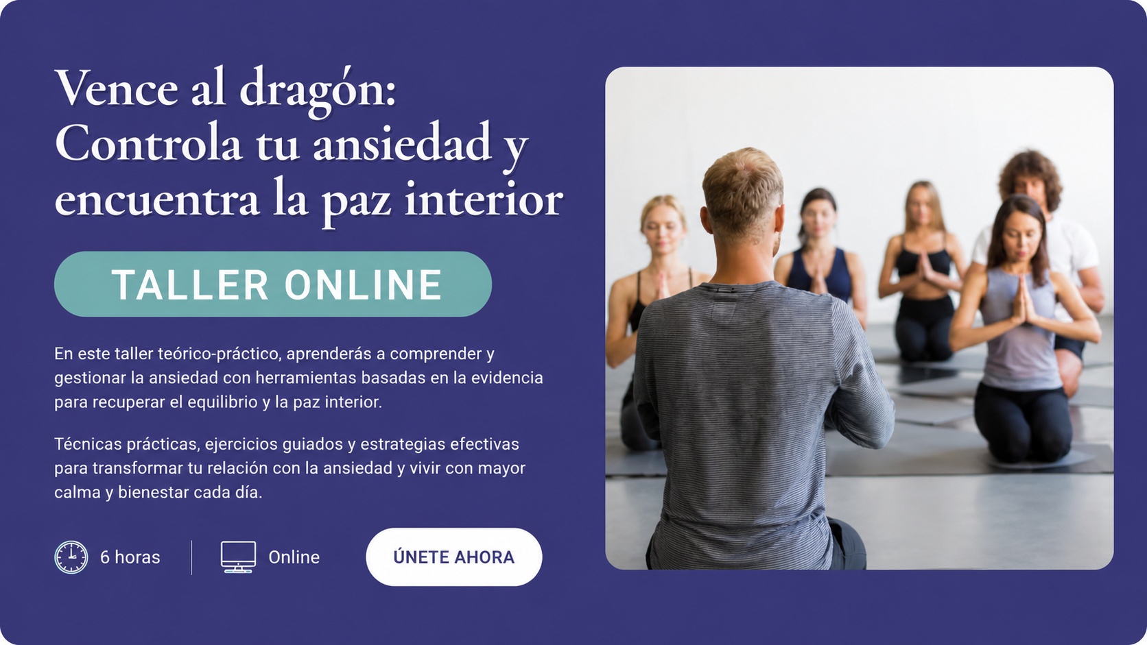 taller para controlar la ansiedad